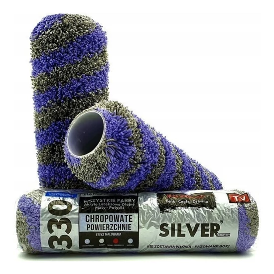 Blue Dolphin 330series Silver Twist microfiber festőhenger huzat 20mm/25cm